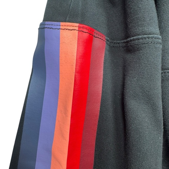 Victoria's Secret PINK High Waist Yoga Full Length Leggings Black Striped Small - Picture 5 of 9